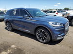 2020 Lincoln Aviator Reserve Blue vin: 5LM5J7XC6LGL24831