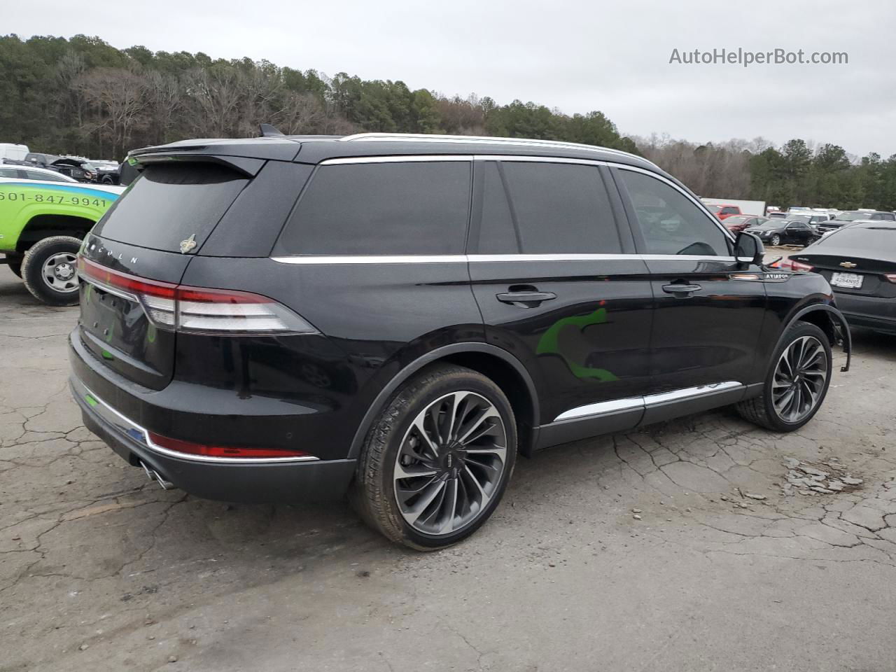 2020 Lincoln Aviator Reserve Черный vin: 5LM5J7XC6LGL26420