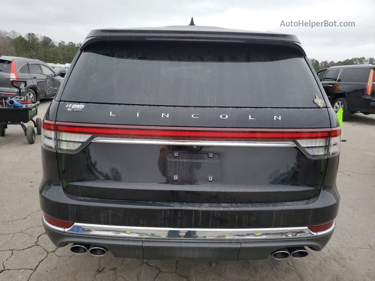 2020 Lincoln Aviator Reserve Черный vin: 5LM5J7XC6LGL26420