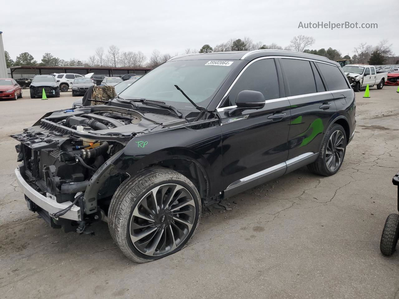 2020 Lincoln Aviator Reserve Черный vin: 5LM5J7XC6LGL26420