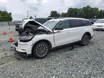 2020 Lincoln Aviator Reserve White vin: 5LM5J7XC7LGL20335