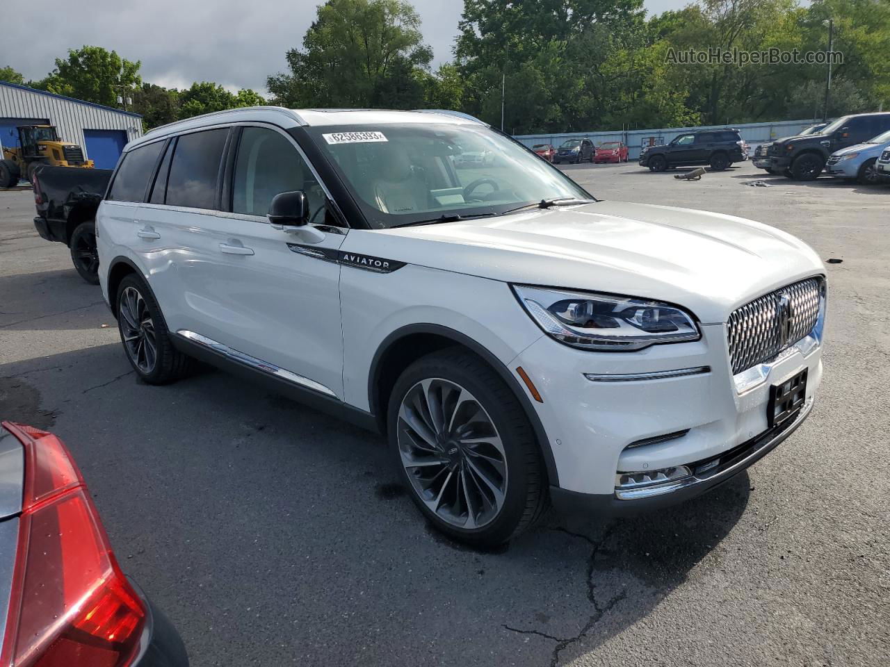 2020 Lincoln Aviator Reserve White vin: 5LM5J7XC7LGL21517