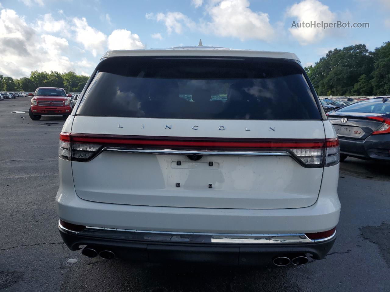 2020 Lincoln Aviator Reserve White vin: 5LM5J7XC7LGL21517