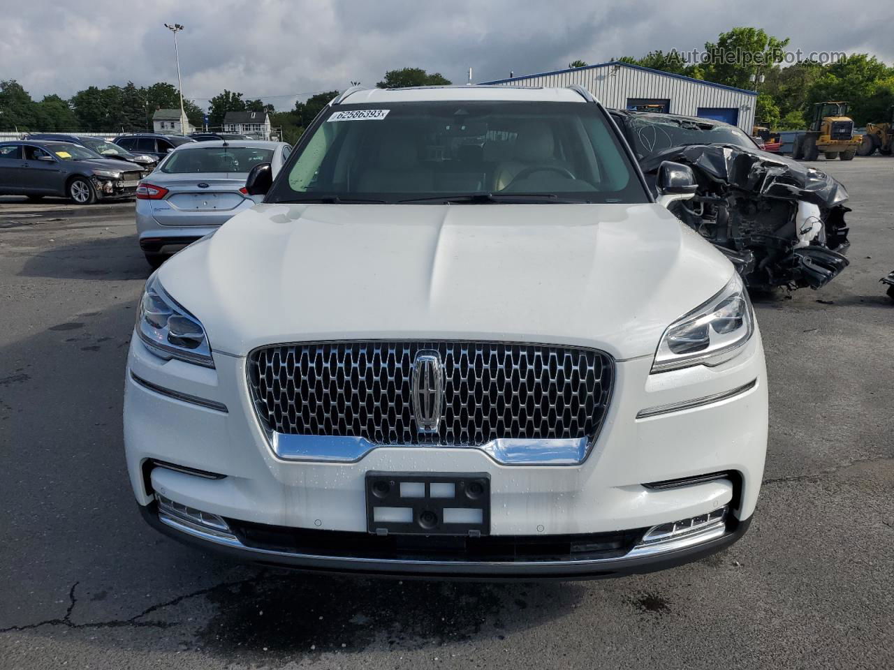 2020 Lincoln Aviator Reserve White vin: 5LM5J7XC7LGL21517