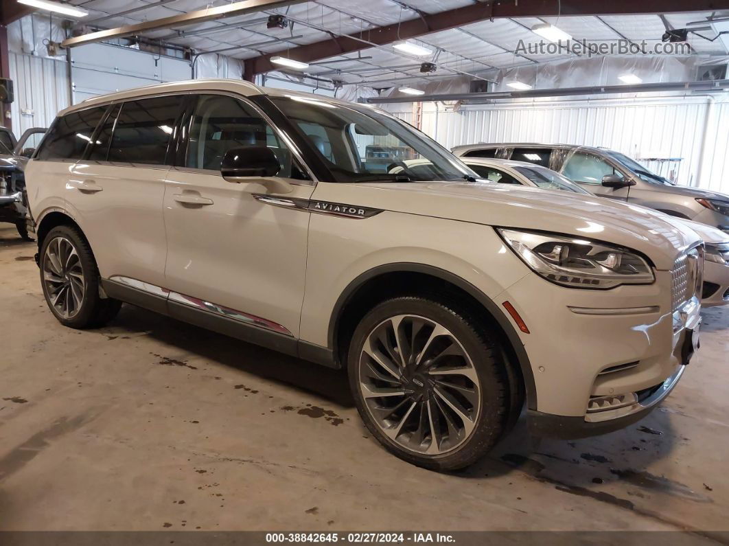 2020 Lincoln Aviator Reserve White vin: 5LM5J7XC7LGL25342