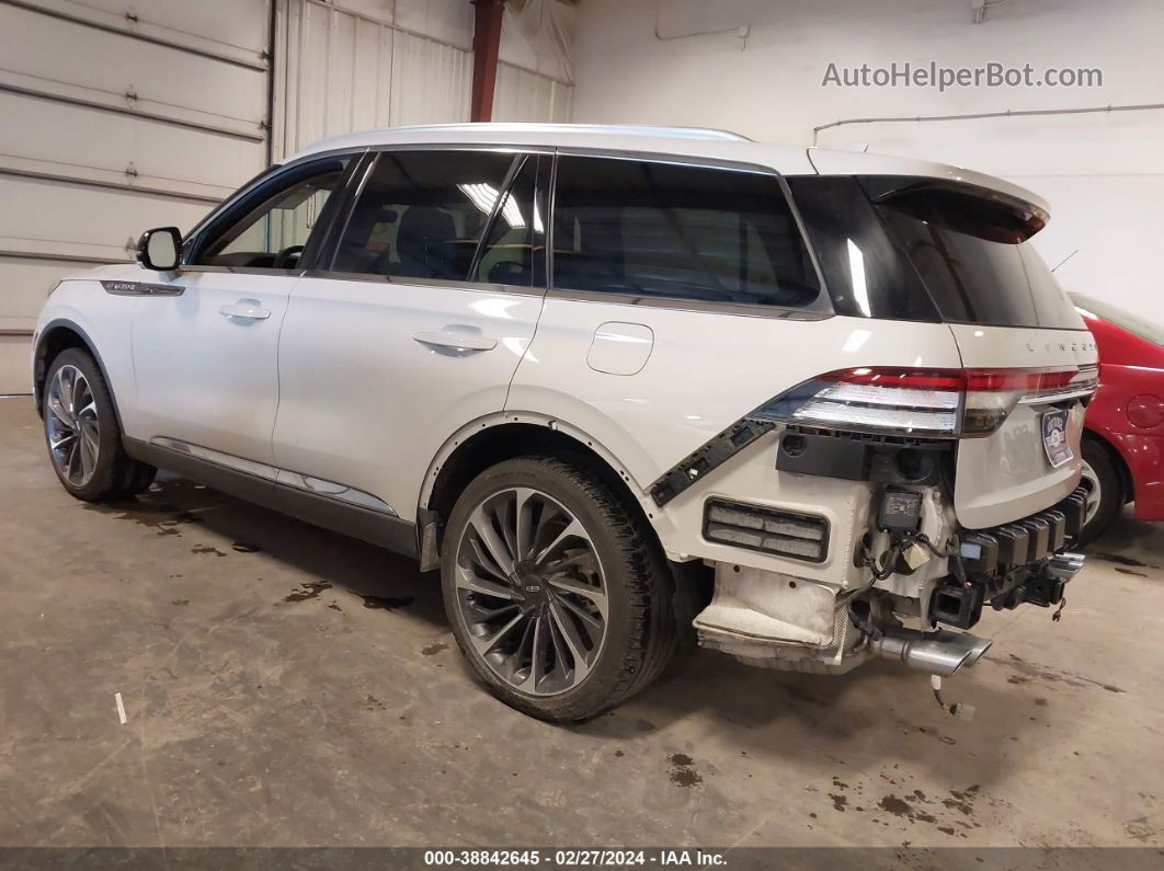 2020 Lincoln Aviator Reserve White vin: 5LM5J7XC7LGL25342