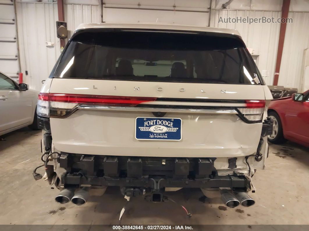 2020 Lincoln Aviator Reserve White vin: 5LM5J7XC7LGL25342