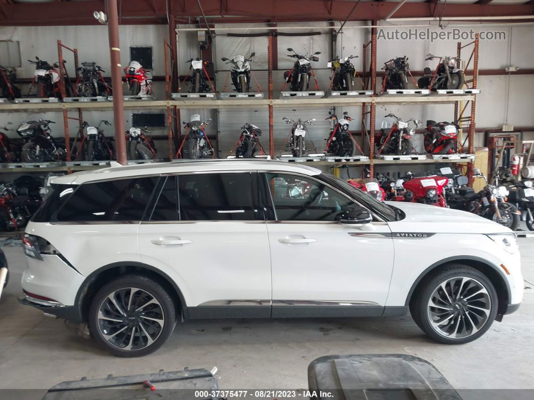 2020 Lincoln Aviator Reserve White vin: 5LM5J7XC8LGL32509