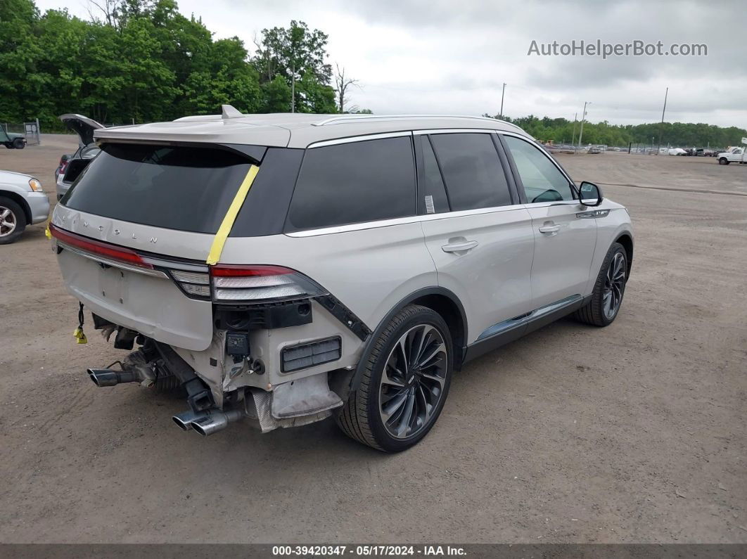 2020 Lincoln Aviator Reserve Beige vin: 5LM5J7XC9LGL03343