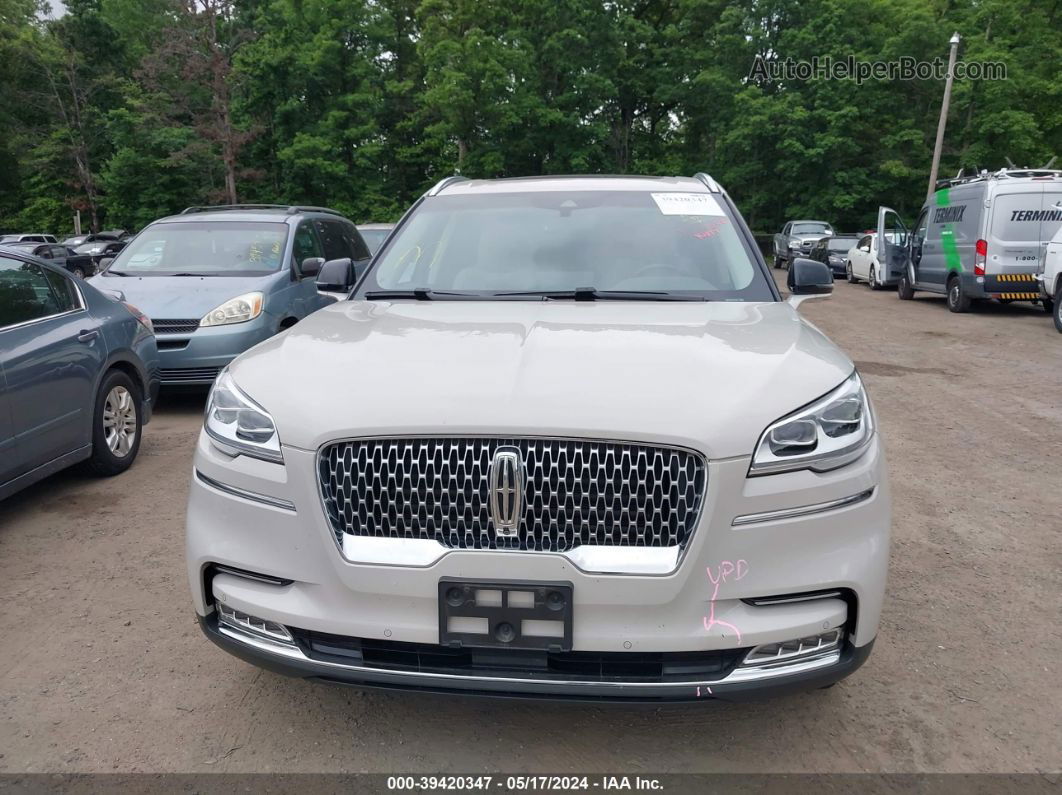 2020 Lincoln Aviator Reserve Beige vin: 5LM5J7XC9LGL03343