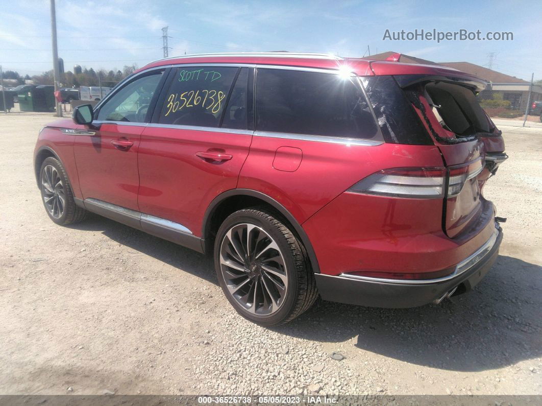 2020 Lincoln Aviator Reserve Красный vin: 5LM5J7XC9LGL30526