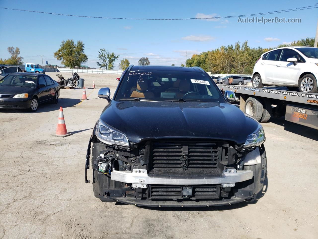 2020 Lincoln Aviator Black Label Черный vin: 5LM5J9XC2LGL00909