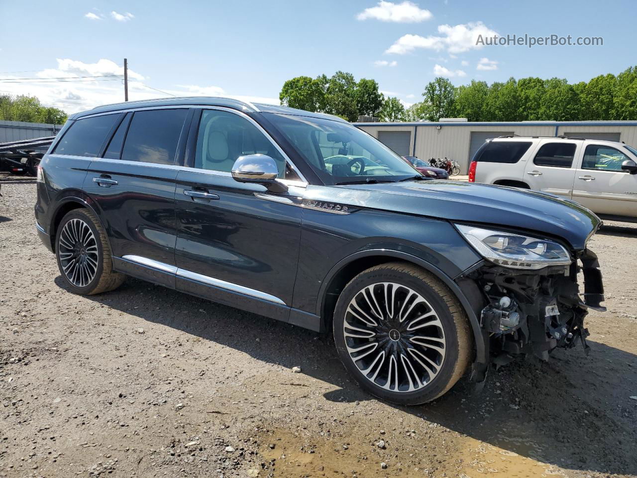 2020 Lincoln Aviator Black Label Blue vin: 5LM5J9XC8LGL32120