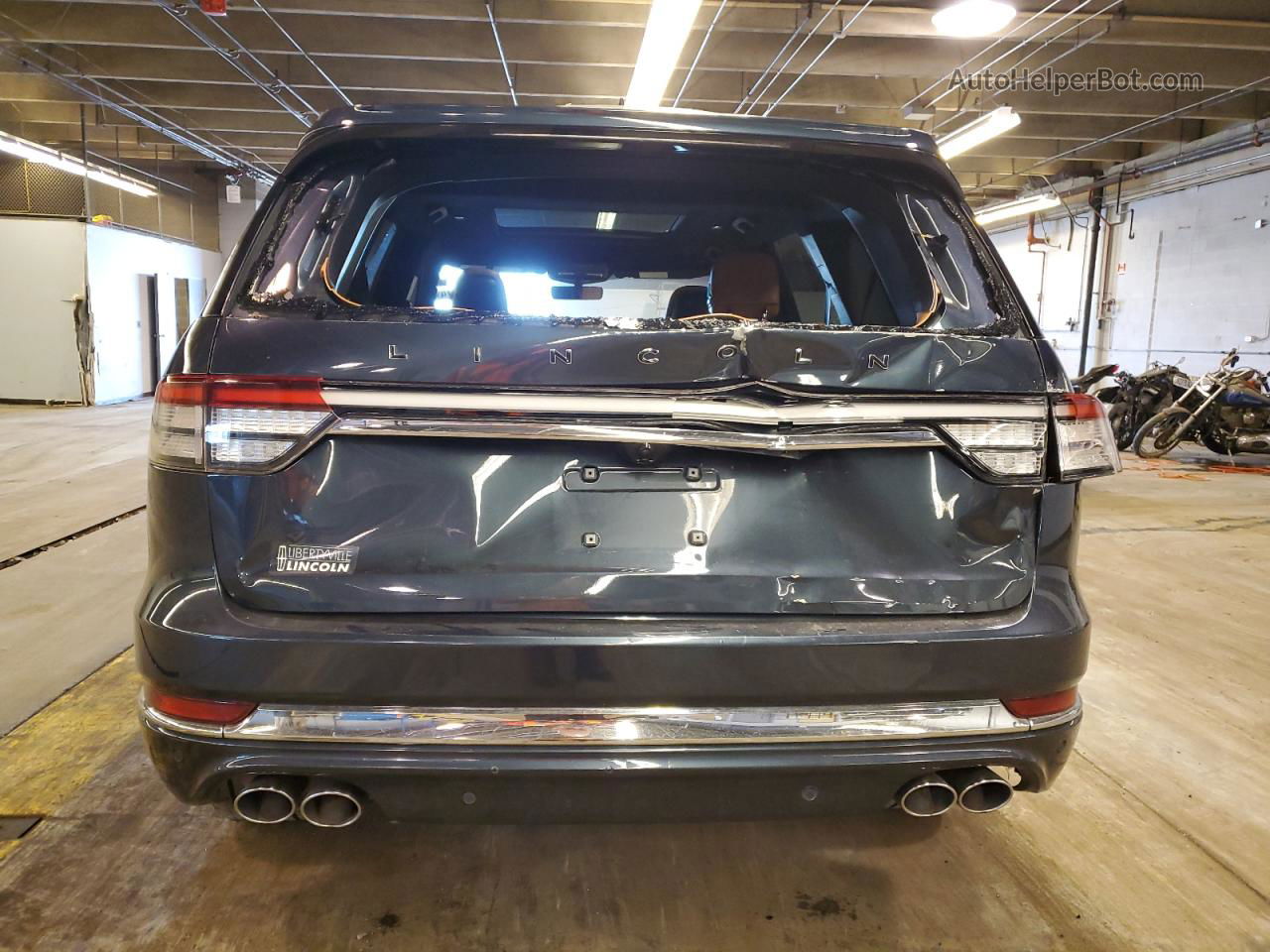 2020 Lincoln Aviator Black Label Blue vin: 5LM5J9XCXLGL11673