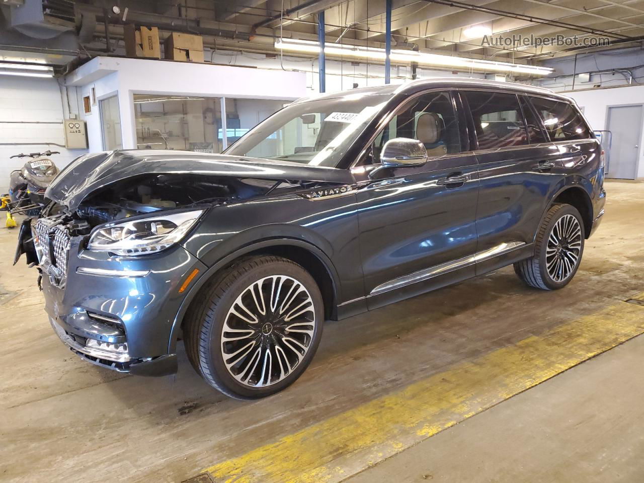 2020 Lincoln Aviator Black Label Blue vin: 5LM5J9XCXLGL11673