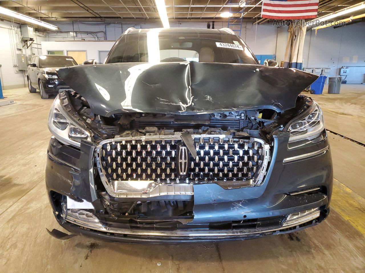 2020 Lincoln Aviator Black Label Blue vin: 5LM5J9XCXLGL11673