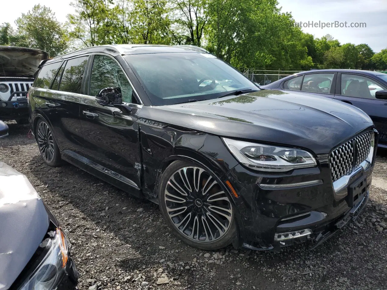 2020 Lincoln Aviator Black Label Black vin: 5LM5J9XCXLGL18459