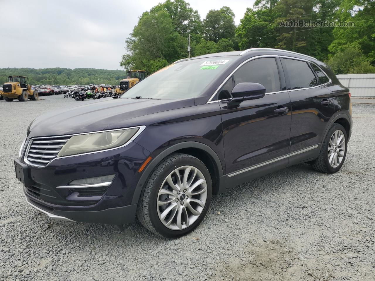 2015 Lincoln Mkc Фиолетовый vin: 5LMCJ1A93FUJ13786