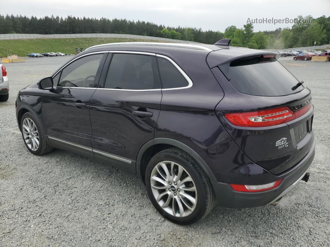 2015 Lincoln Mkc Фиолетовый vin: 5LMCJ1A93FUJ13786