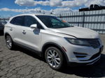 2015 Lincoln Mkc  White vin: 5LMCJ1A94FUJ23579