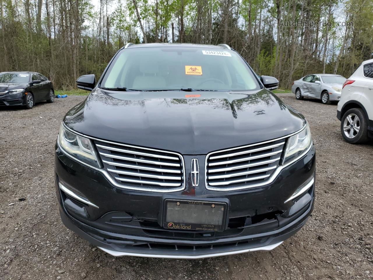 2015 Lincoln Mkc  Black vin: 5LMCJ2A95FUJ02231