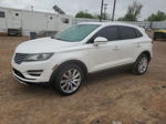 2015 Lincoln Mkc  White vin: 5LMCJ2A96FUJ36548