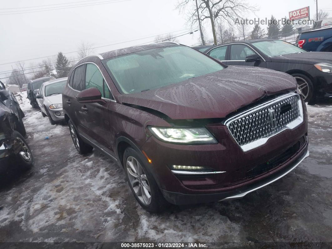 2019 Lincoln Mkc Select Maroon vin: 5LMCJ2C98KUL21093