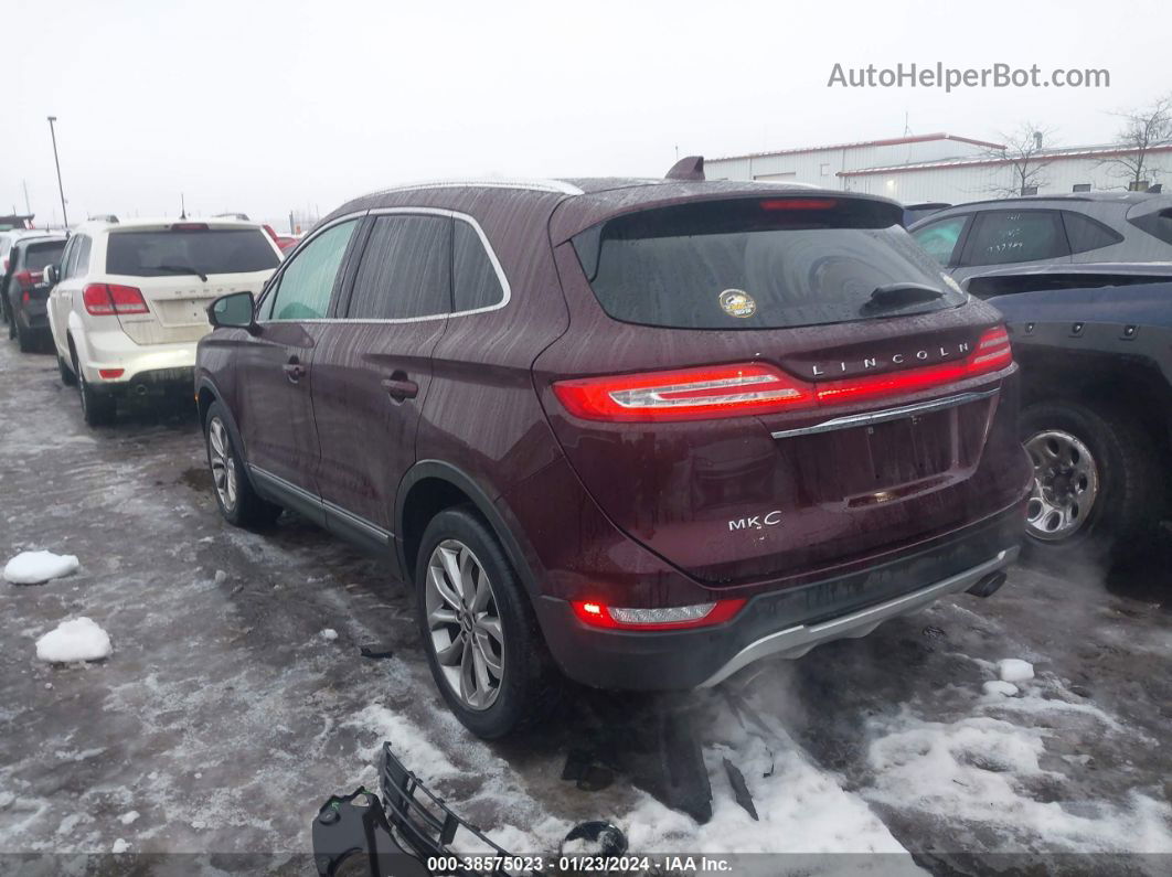 2019 Lincoln Mkc Select Maroon vin: 5LMCJ2C98KUL21093