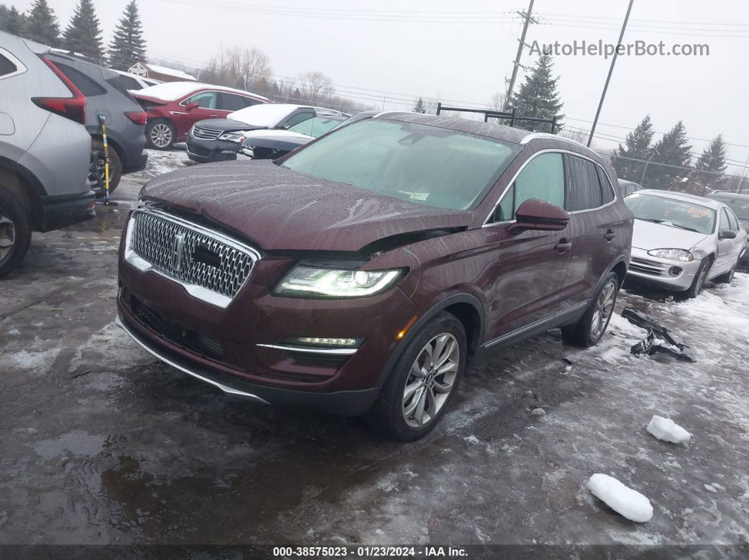 2019 Lincoln Mkc Select Maroon vin: 5LMCJ2C98KUL21093