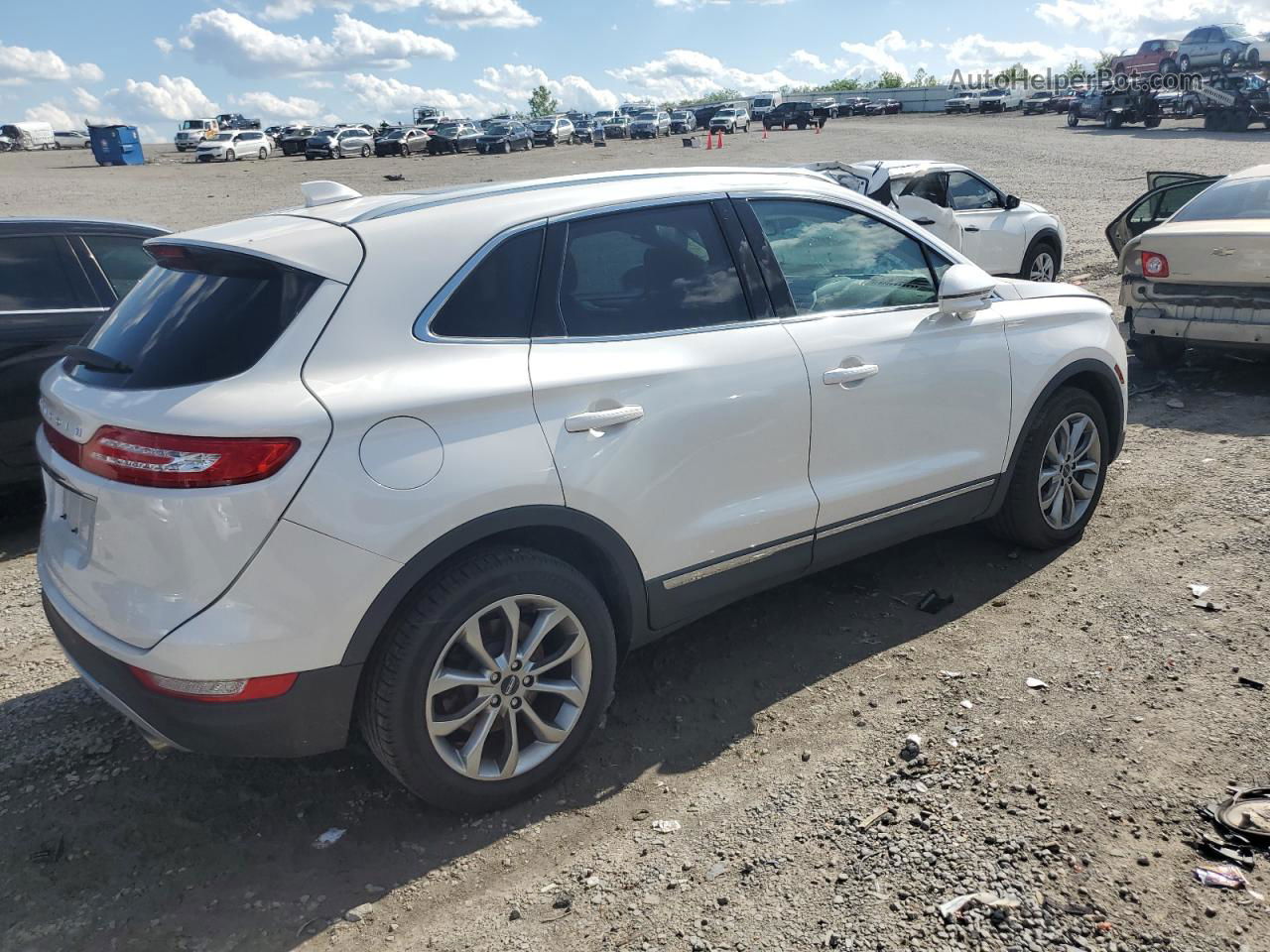 2019 Lincoln Mkc Select White vin: 5LMCJ2D98KUL26065