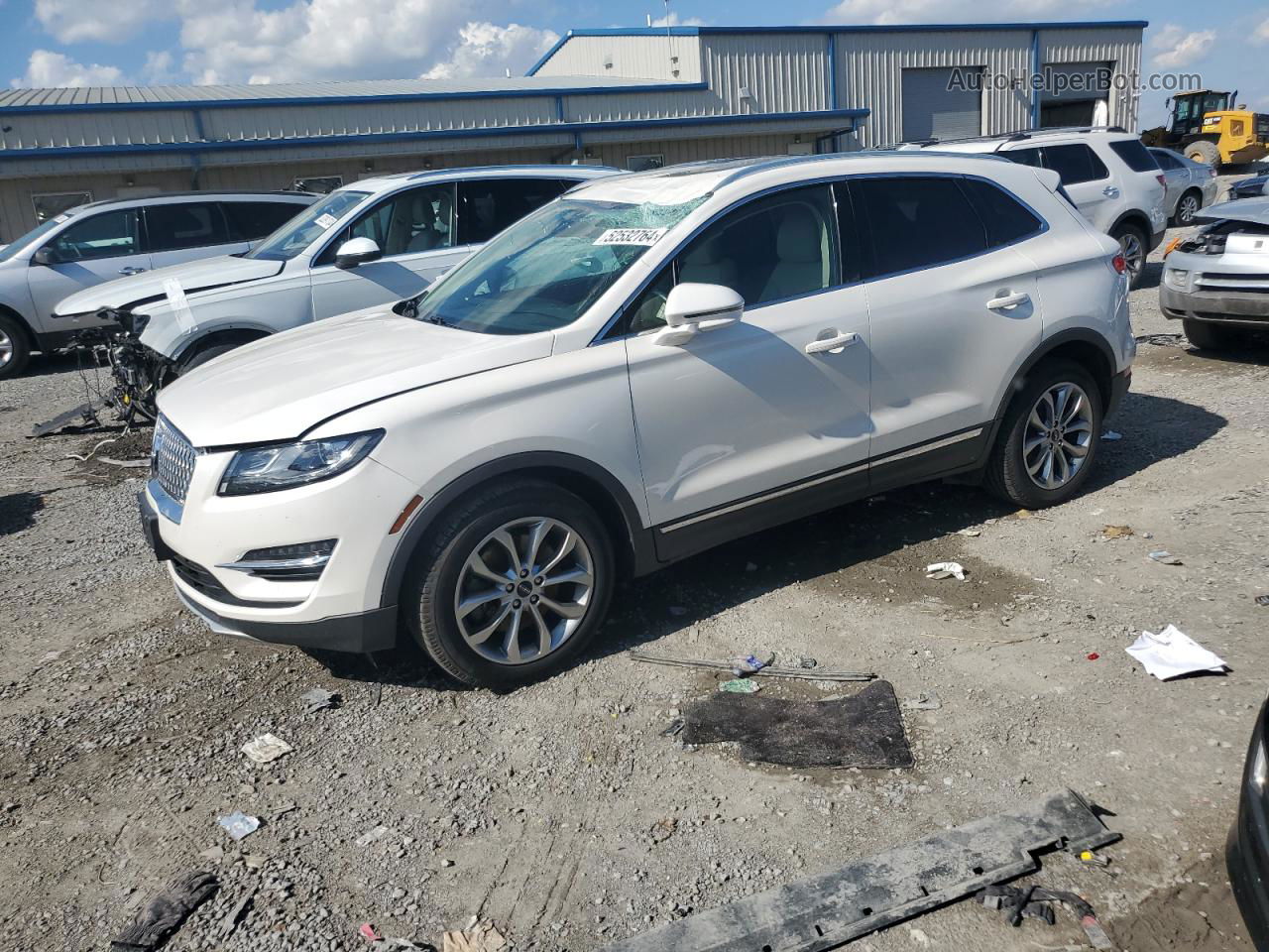 2019 Lincoln Mkc Select White vin: 5LMCJ2D98KUL26065