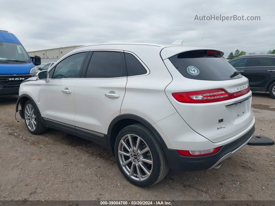 2019 Lincoln Mkc Reserve White vin: 5LMCJ3C91KUL42650