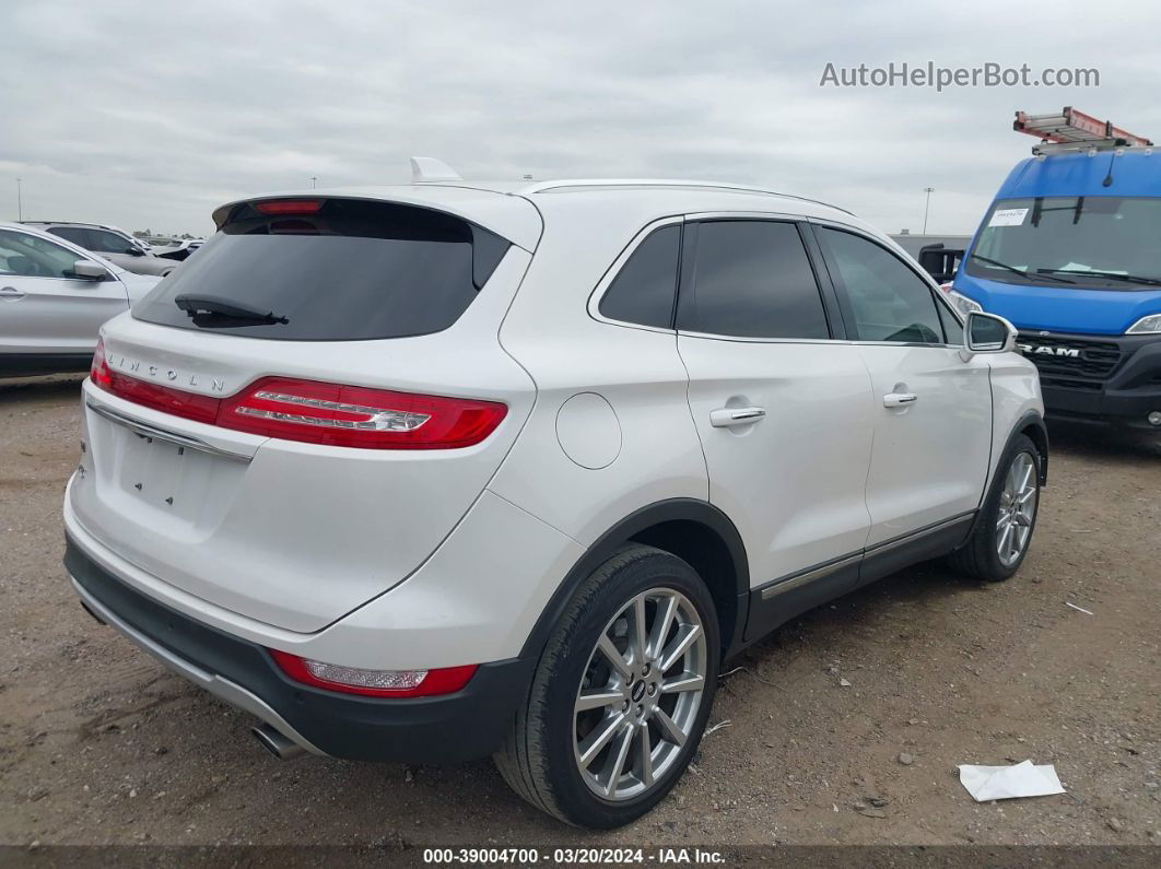 2019 Lincoln Mkc Reserve White vin: 5LMCJ3C91KUL42650