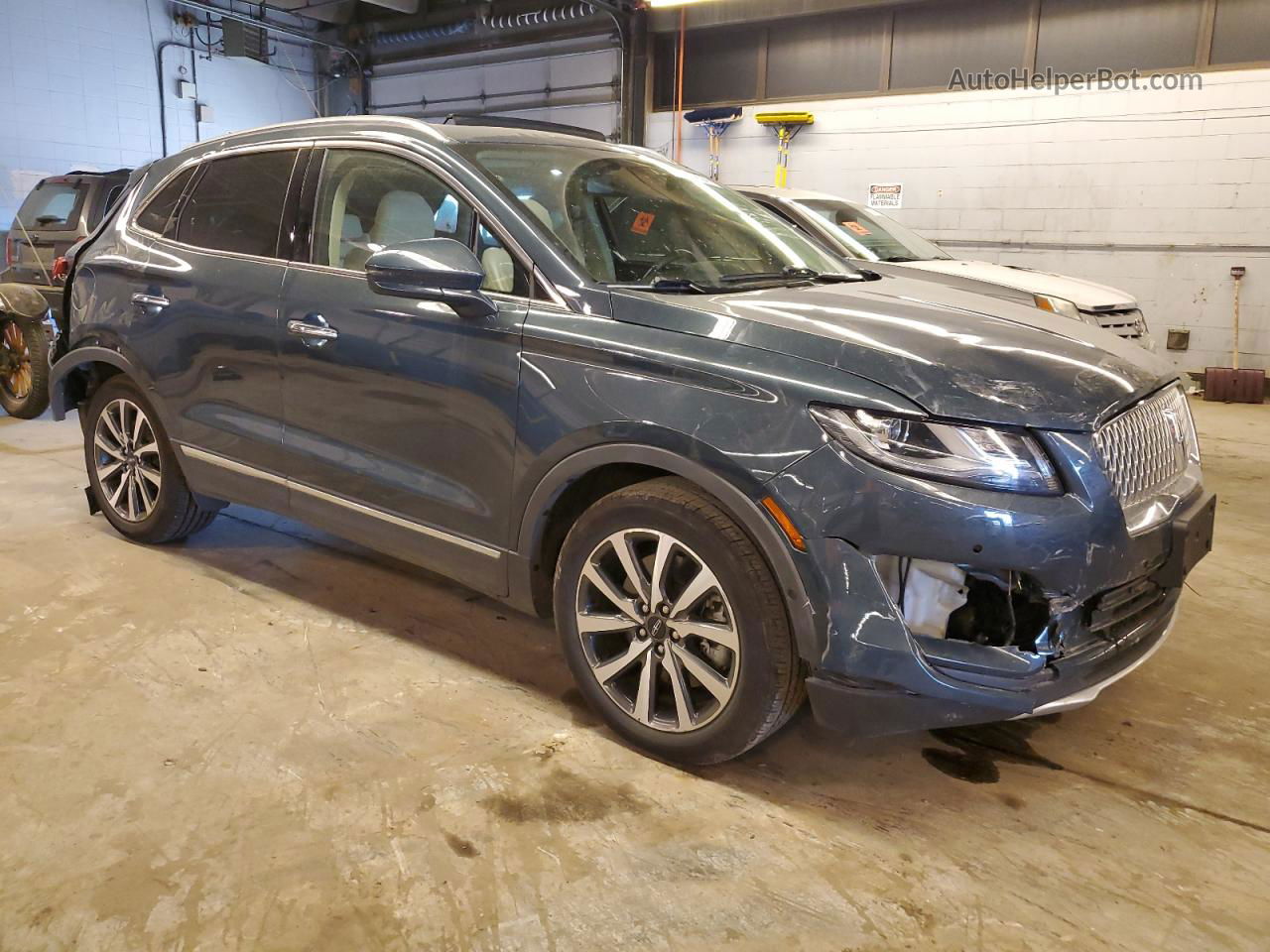 2019 Lincoln Mkc Reserve Blue vin: 5LMCJ3D98KUL13399