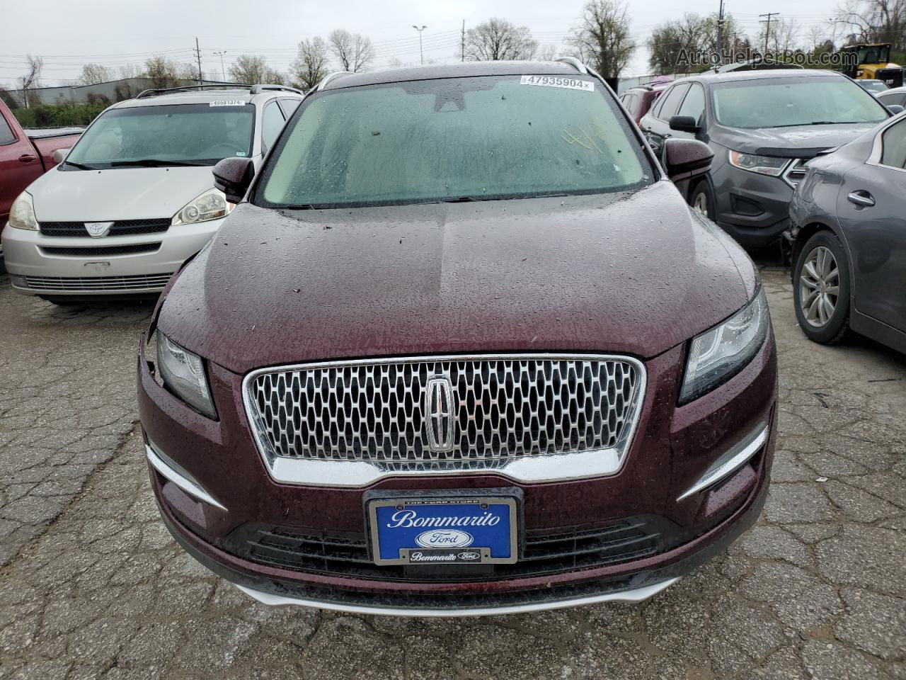 2019 Lincoln Mkc Reserve Burgundy vin: 5LMCJ3D99KUL45844