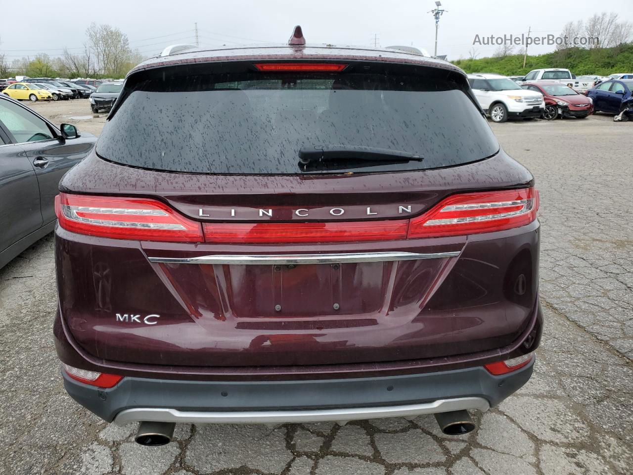 2019 Lincoln Mkc Reserve Burgundy vin: 5LMCJ3D99KUL45844