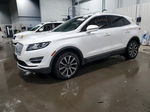 2019 Lincoln Mkc Reserve White vin: 5LMCJ3D99KUL49523