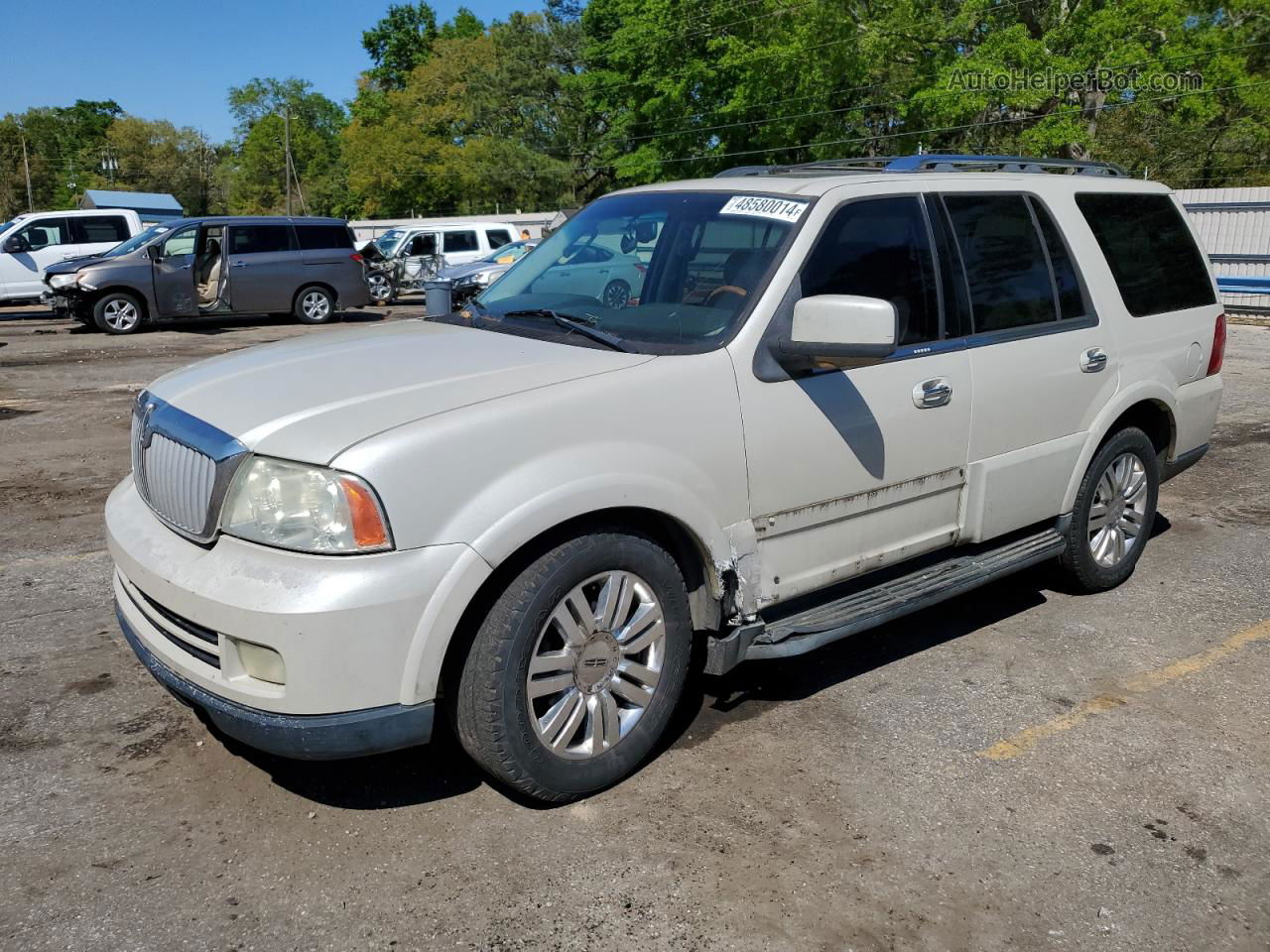 2006 Lincoln Navigator  White vin: 5LMFU28506LJ22478