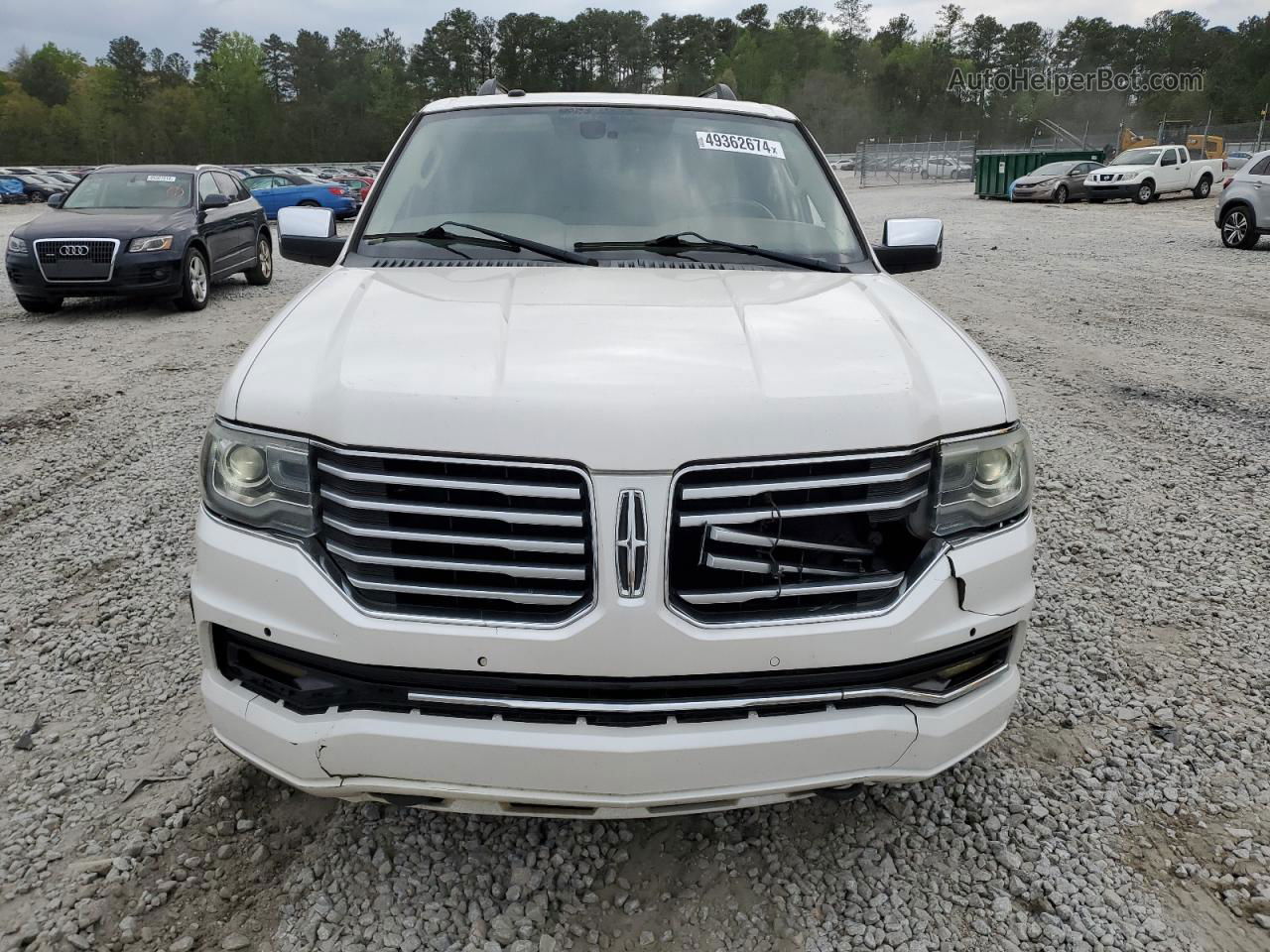 2016 Lincoln Navigator Select White vin: 5LMJJ2HT4GEL05535