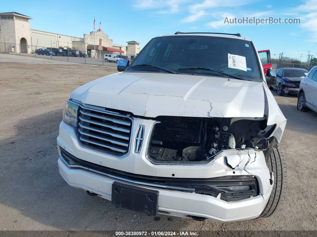 2016 Lincoln Navigator Select White vin: 5LMJJ2HT9GEL09922