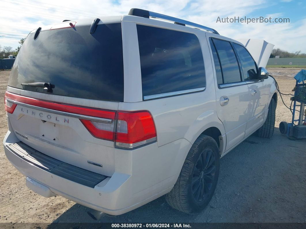 2016 Lincoln Navigator Select White vin: 5LMJJ2HT9GEL09922