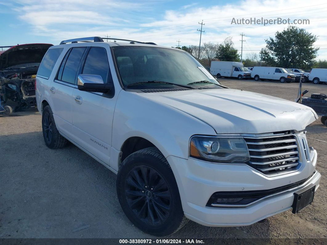 2016 Lincoln Navigator Select White vin: 5LMJJ2HT9GEL09922