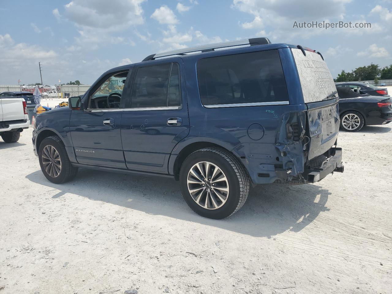 2016 Lincoln Navigator Select Blue vin: 5LMJJ2JT2GEL09352