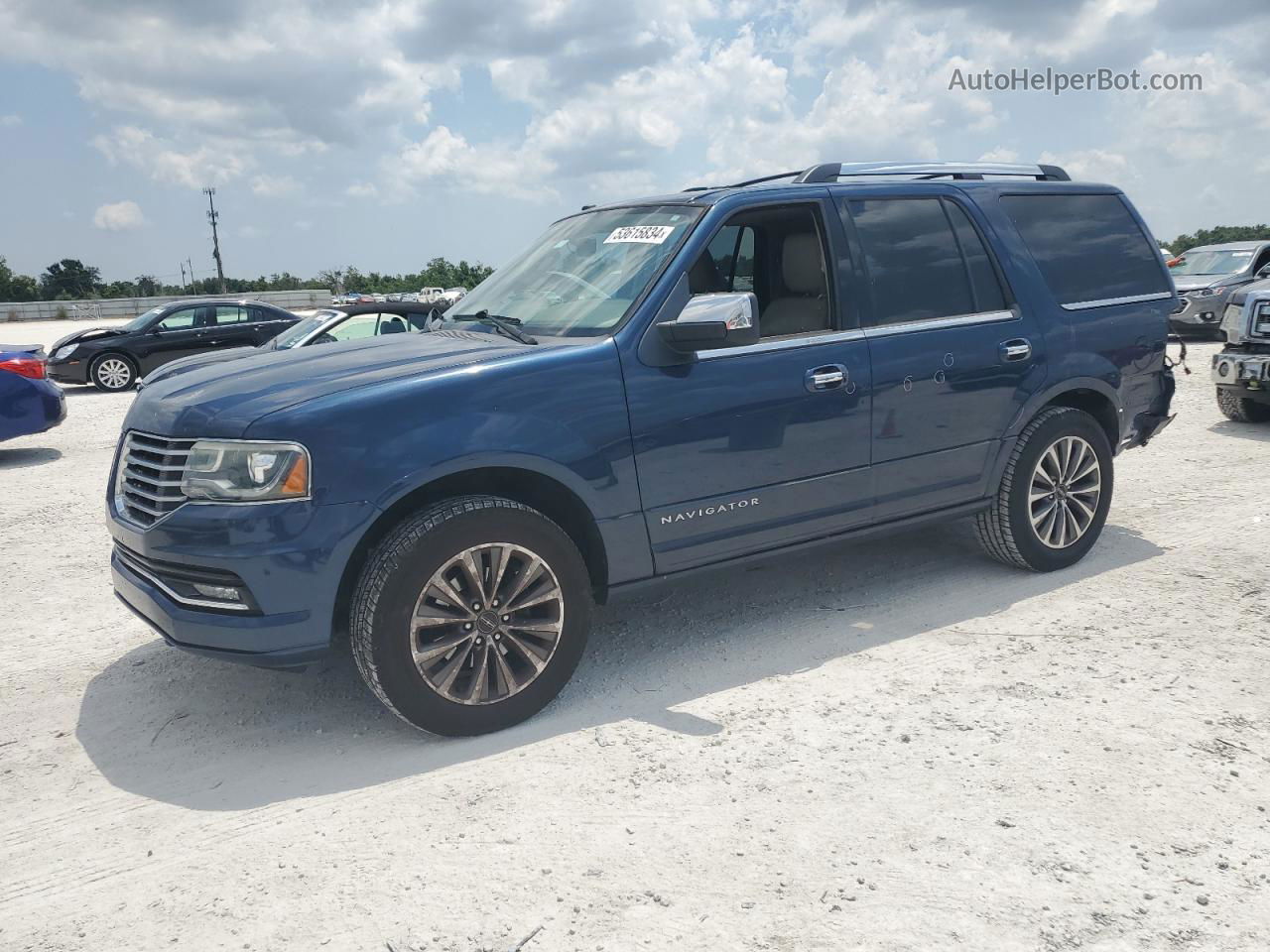 2016 Lincoln Navigator Select Blue vin: 5LMJJ2JT2GEL09352