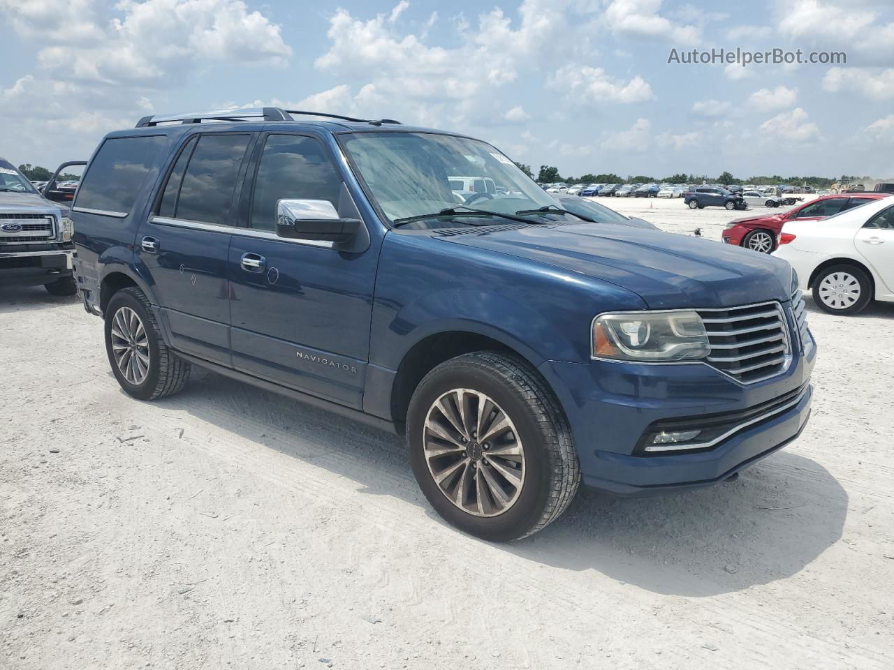 2016 Lincoln Navigator Select Blue vin: 5LMJJ2JT2GEL09352