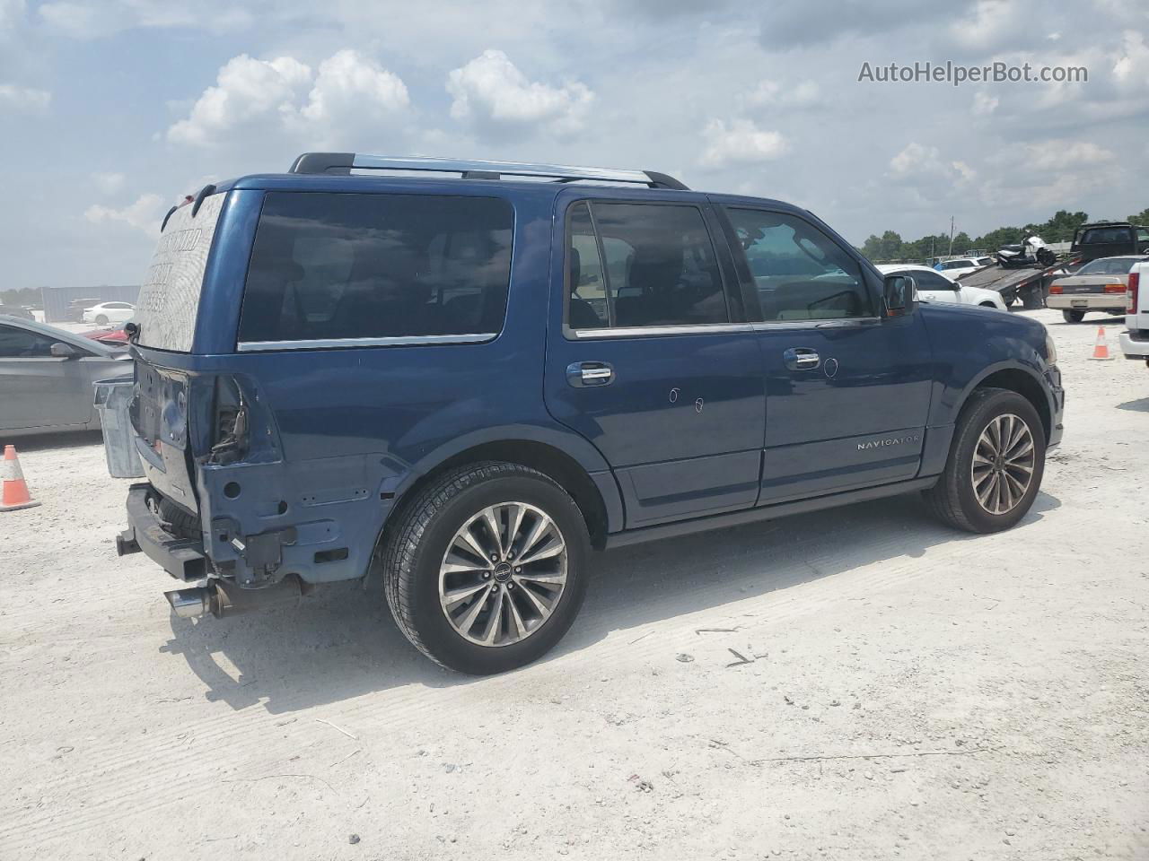 2016 Lincoln Navigator Select Blue vin: 5LMJJ2JT2GEL09352