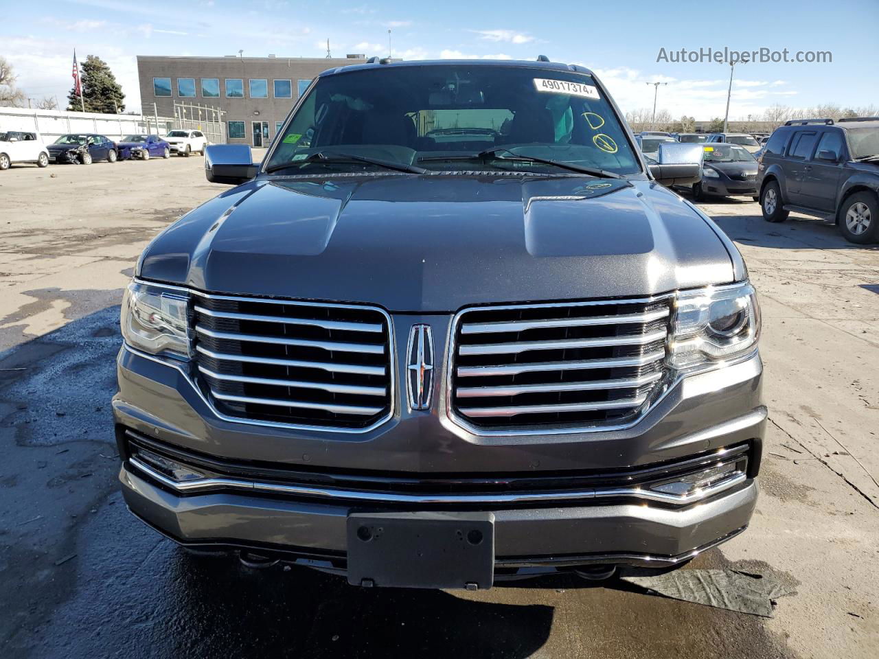 2016 Lincoln Navigator Reserve Gray vin: 5LMJJ2LT4GEL07566