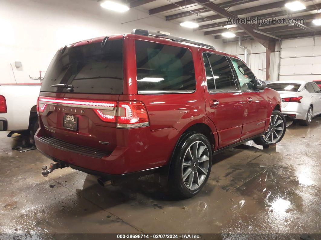 2016 Lincoln Navigator Reserve Red vin: 5LMJJ2LT5GEL03297