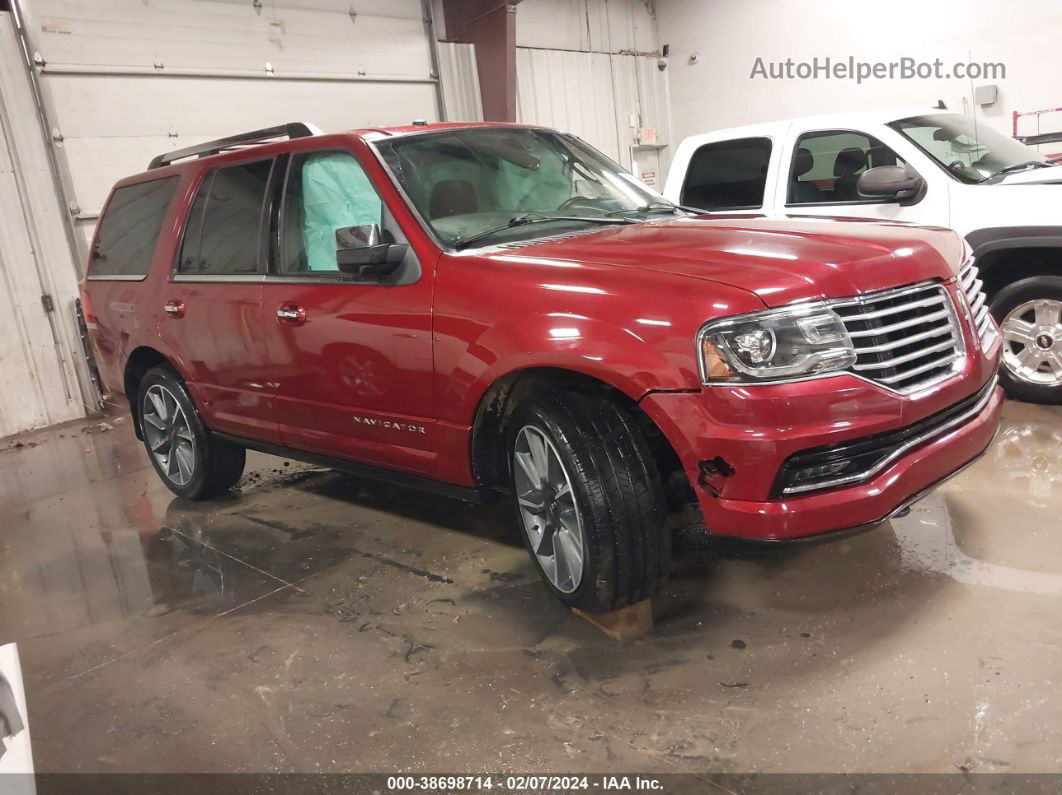 2016 Lincoln Navigator Reserve Red vin: 5LMJJ2LT5GEL03297