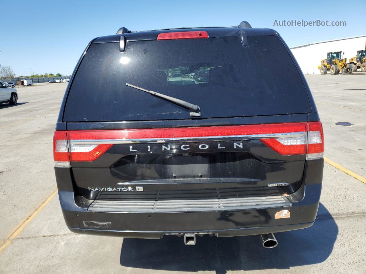 2016 Lincoln Navigator L Select Черный vin: 5LMJJ3HT2GEL12313